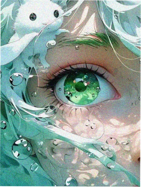 治愈系百合小说《她的海是灰色》封面